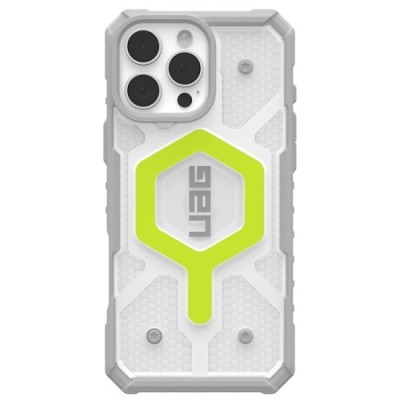 Husa pentru iPhone 16 Pro Max - UAG Pathfinder Clear MagSafe - Active Neon foto
