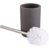 Cumpara ieftin Perie WC cu Suport Jubba GOODHOME &ndash; Gri, Rasina &amp; Otel | Design Modern