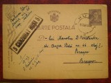 1943-C.P. circ. -CENZURAT HUSI 5, Necirculata, Printata