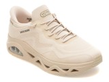 Cumpara ieftin Pantofi sport SKECHERS bej, UNO GLIDE-STEP, din material textil