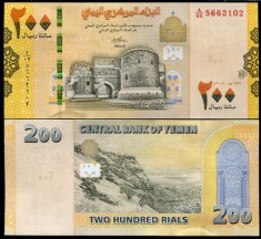 Yemen 2018 - 200 rials UNC foto