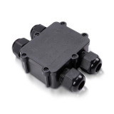 Conector terminal 4pini 8-12mm ip68 - negru, Oem