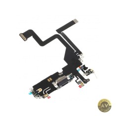 Banda cu Conector Incarcare - Microfon Apple iPhone 14 Pro Negru