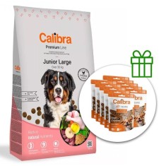 Calibra Dog Premium Line Junior Large 12 kg + 10 x recompense GRATUIT foto