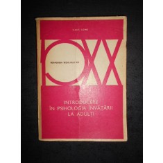 HANS LOWE - INTRODUCERE IN PSIHOLOGIA INVATARII LA ADULTI