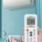 Telecomanda pentru aer conditionat, Plastic, Universal, Alb - 3
