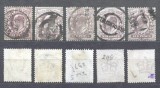 Great Britain 1902 Small lot 5 x King Edward VII 6P Mi.111A used AM.276