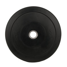 Disc Greutate Cauciuc SPORTMANN - 5 kg / 51 mm, Negru