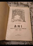 Carte foarte rara, Anuarul de cultura armeana 1942-1943 de H.DJ. Siruni