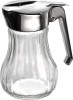 Dispenser Miere Sticla 250ml cu Mecanism Inox Anti-Picurare - Dozator Sirop Profesional, Elegant, Fara Mizerie, 8x12.5cm