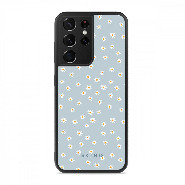 Husa Samsung Galaxy S21 Ultra - Skino Daisy Dreamer Flori, Albastru