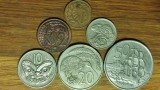 Cumpara ieftin Noua Zeelanda - set de colectie exotic - 1 + 2 + 5 + 10 + 20 + 50 cent / cents prima serie decimala - Elisabeta II / flora si fauna