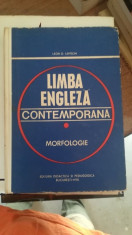 Limba engleza contemporana. Morfologie &amp;amp;#8211; Leon Levitchi foto