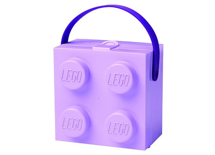 LEGO Cutie pentru sandwich 2x2 lavanda Quality Brand