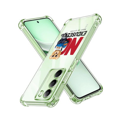 Husa antisoc pentru realme 14x - airbag tpu, col&amp;Egrave;uri ranforsate - no excuses foto
