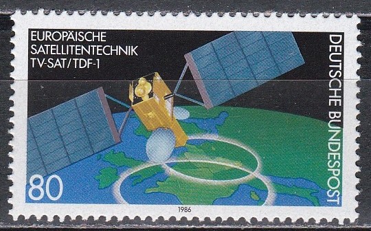 Germania 1986 - Tehnologia europeană prin satelit, MNH