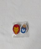 Lot de 2 gume de șters de colecție, Marvel, noi
