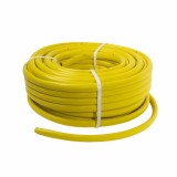 Furtun gradina, armat, cu insertie 3/4, lungime 50 metri, galben, flexibil, rezistent la radiatii UV si la frig / EXT 6052