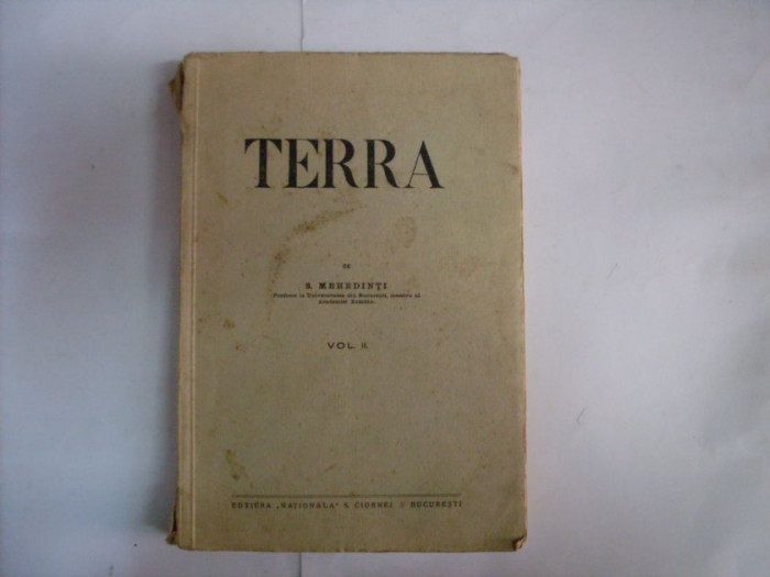 Terra Vol. 2 - S. Mehedinti , 20548