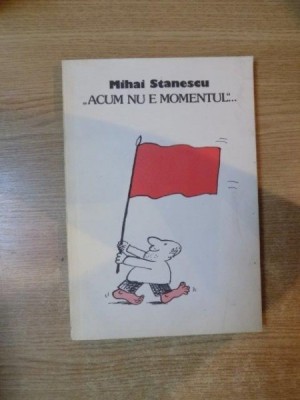 ACUM NU E MOMENTUL de MIHAI STANESCU foto