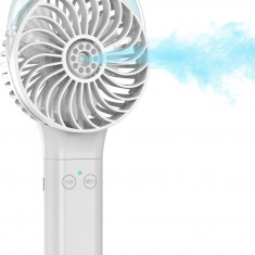 Fan de ceață portabil, ventilator de ceață reîncărcabil 3000mAh - până la 10h ră