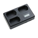 Incarcator triplu pentru acumulatori Sony NP-FZ100 Sony Alpha A7 III A9 A7 IV A6600 A6700 A7R3 ARR4 A7R5 A7S3 ILCE-9 A7III