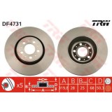 Disc frana VOLVO V70 II (SW) (2000 - 2007) TRW DF4731