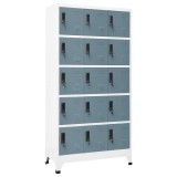 Cumpara ieftin Fiset, gri deschis si gri inchis, 90x40x180 cm, otel