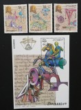 SOMALIA-LEONARDO DA VINCI-1SERIE 3 Val.+1 Colita**SOM 178