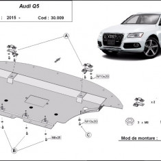 Scut motor metalic Audi Q5 2008-2017