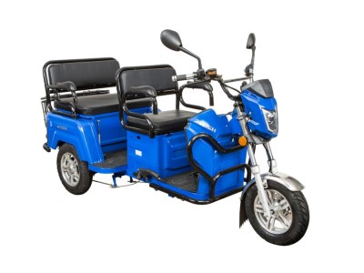 Triciclu electric Z-Tech ZT-31-A cu 2 locuri, motor 1500W, 72V 20Ah, autonomie max 60km, nu necesita permis de conducere - Albastru foto