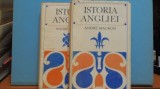 ANDRE MAUROIS - ISTORIA ANGLIEI - 2 VOLUME,CARTONATE- 356+324 PAG.CU FOTOGRAFII