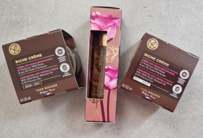 SET RICHE CREME YVES ROCHER: Cremă antirid NOAPTE + ZI + Elixir foto