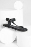 Cumpara ieftin Answear Lab sandale de piele femei, culoarea negru