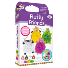 Set de fabricare brelocuri Fluffy Friends pentru copii , Galt, 1005428