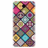 Husa silicon pentru Huawei Enjoy 7 Plus, Mandala Pattern