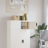 Gossi fiset, alb, 90x40x40 cm, otel