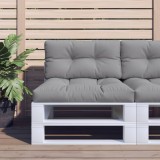Gossi perne pentru paleti, 2 buc., gri, material textil