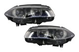 Faruri Full LED compatibil cu BMW F10 F11 5 Seria (2011-2013) Angel Eyes HLBMF10LED