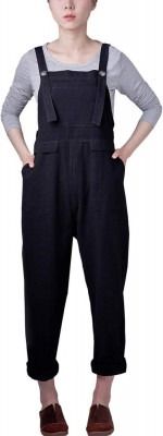 Femei Moda Baggy Loose Lenjerie Overall Jumpsuit Oversized Casual Manșon foto