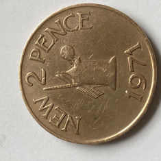 i264 GUERNSEY 2 NEW PENCE 1971 foto