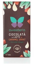Ciocolata cu lapte si caramel sarat, 100g, Sweeteria
