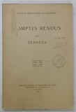 INSTITUT GEOLOGIQUE DE ROUMANIE , TOME XXII , ( 1933- 1934 ) , COMPTES RENDUS DES SEANCES , APARUTA 1938