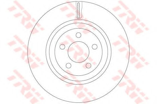 Disc frana LANCIA THEMA (LX) (2011 - 2016) TRW DF6244S