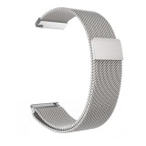 Cumpara ieftin Curea Milanese Slim Fit compatibila Fossil Q Grant, Telescoape QR, 22mm, Argintiu