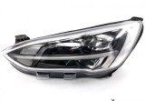 Far Ford Focus, 04.2018-12.2021, montare fata, stanga, cu lumini de zi tip LED; LED; electric; argintiu; cu motor; LED, OEM/OES