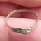 (176) INEL DIN ARGINT DAMA, HANDMADE, VINTAGE, 1.1 GRAME