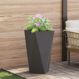 vidaXL Jardinieră Negru 40 x 40 x 75 cm Oțel 883780