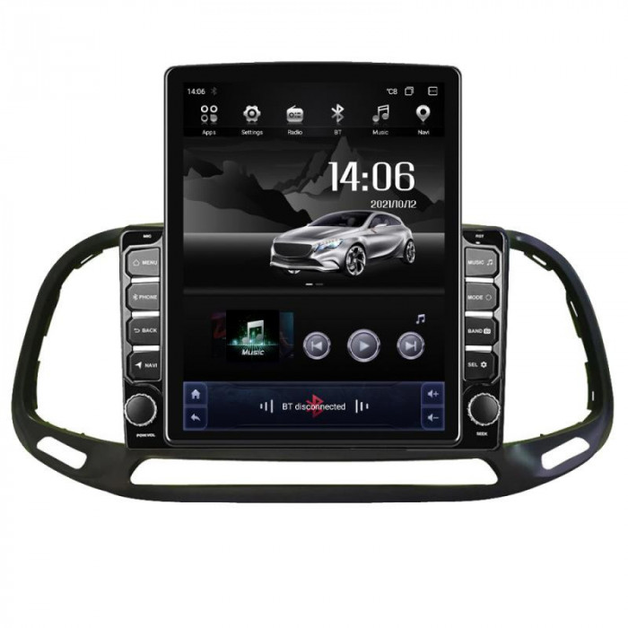 Navigatie dedicata Fiat Doblo 2015-2018 G-DOBLO15 ecran tip TESLA 9.7&quot; cu Android Radio Bluetooth Internet GPS WIFI 4+32GB DSP CarStore Technology