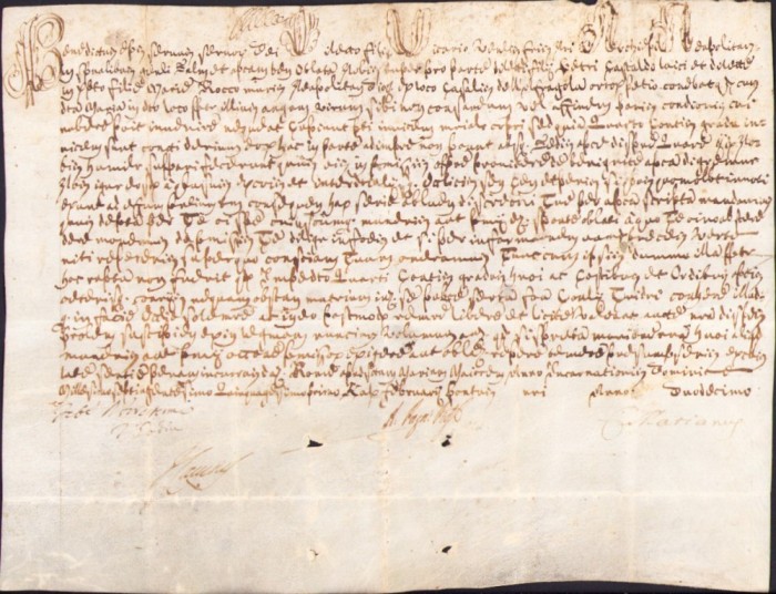 PM253N Bulă papală emisă de Papa Benedict al XIV-lea, anii 1740, pe pergament